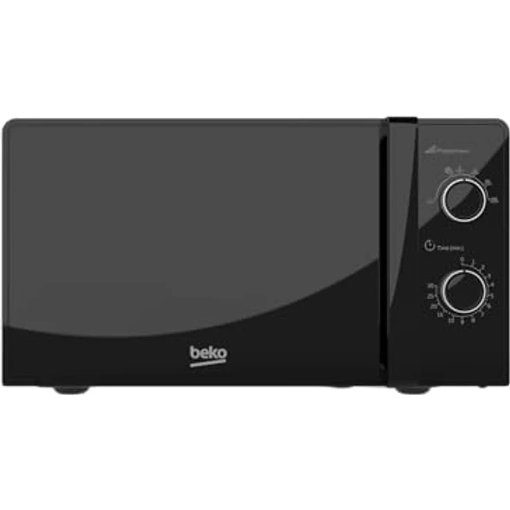 Beko MOC20100BFB Mikrowelle, Standgerät, 20 L Garraum, 700 W, Auftauen, Drehregler, schwarz – Bild 2