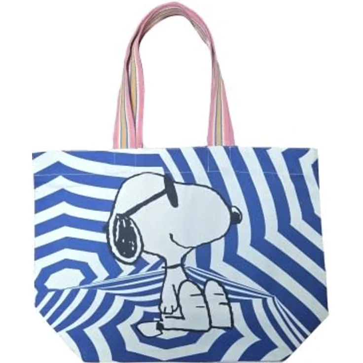 Codello Shopper mit Snoopy-Motiv, strapazierfähiges Canvas und großzügigem Platzangebot