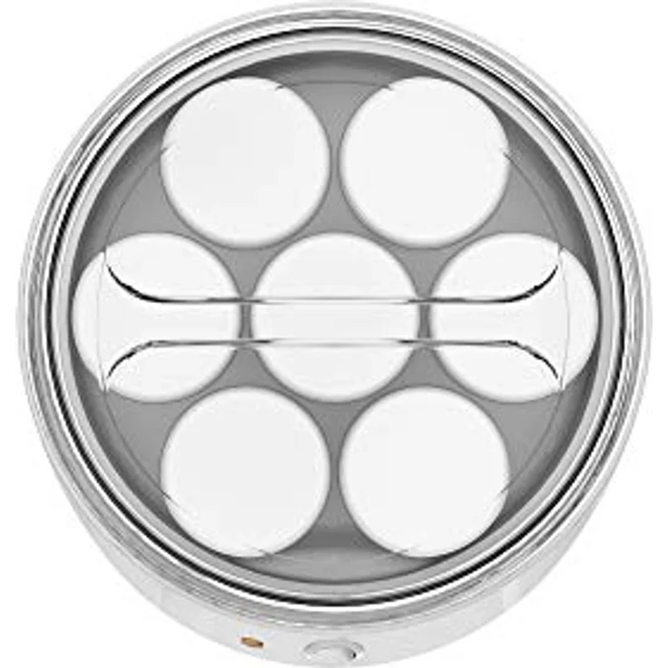 Moulinex Yogurteo YG2295 Joghurtbereiter, Ein- Ausschalter, 7 Gläser je 160ml, rot – Bild 4