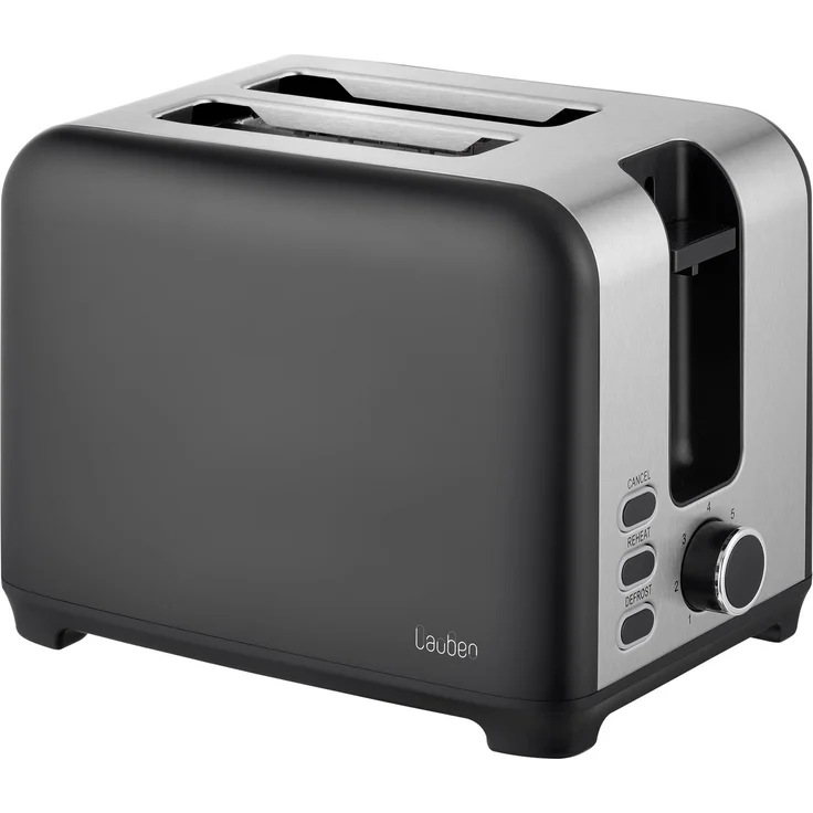 Lauben Toaster T17BG, Toastautomat mit 7 Bräunungsgraden, rutschfesten Füßen und Cancel-Taste
