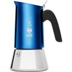 Bialetti New Venus 6 Tassen Espressokocher, blau