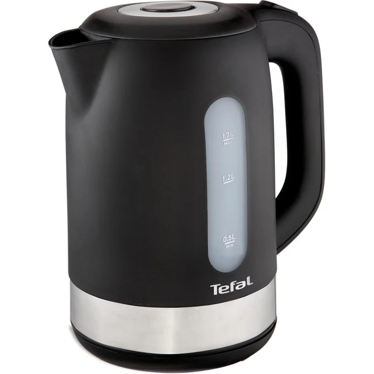 Tefal KO 3308 Wasserkocher, 2400W, 1,7l, Kunststoff, Kalkfilter, schwarz – Bild 1