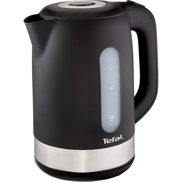Tefal KO330830 Wasserkocher, 1,7l, 2200W, schwarz, edelstahl