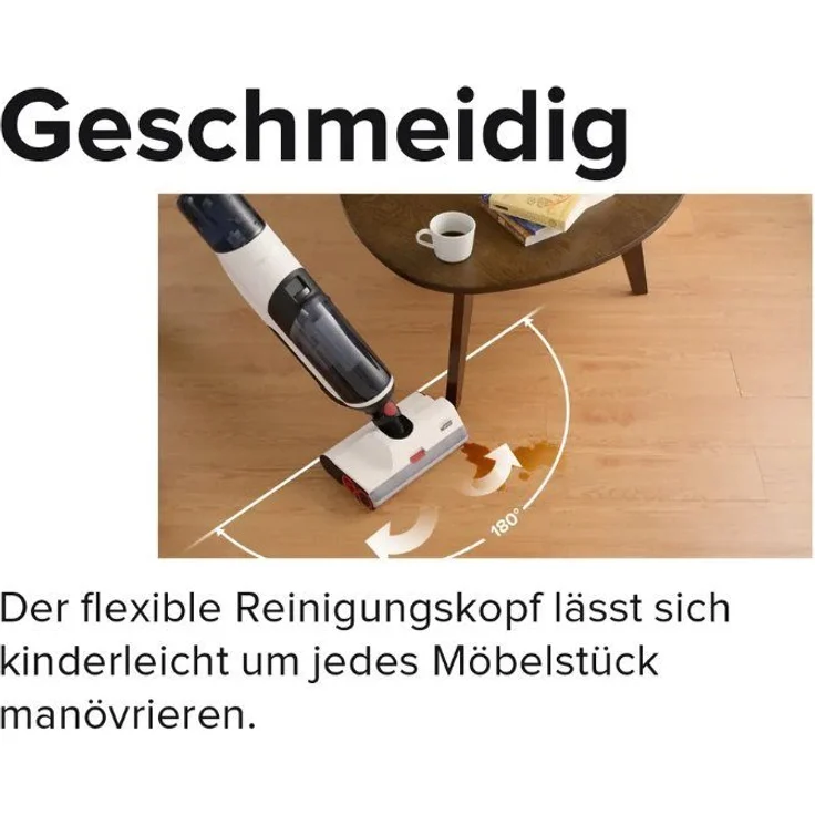 Roborock Dyad 3in1 Bodenreiniger, Intelligente Doppelbürste Waschsauger, Kabelloser Nass-Trocken-Sauger, Selbstreinigend, Geeignet für Hartböden und Teppiche – Bild 7