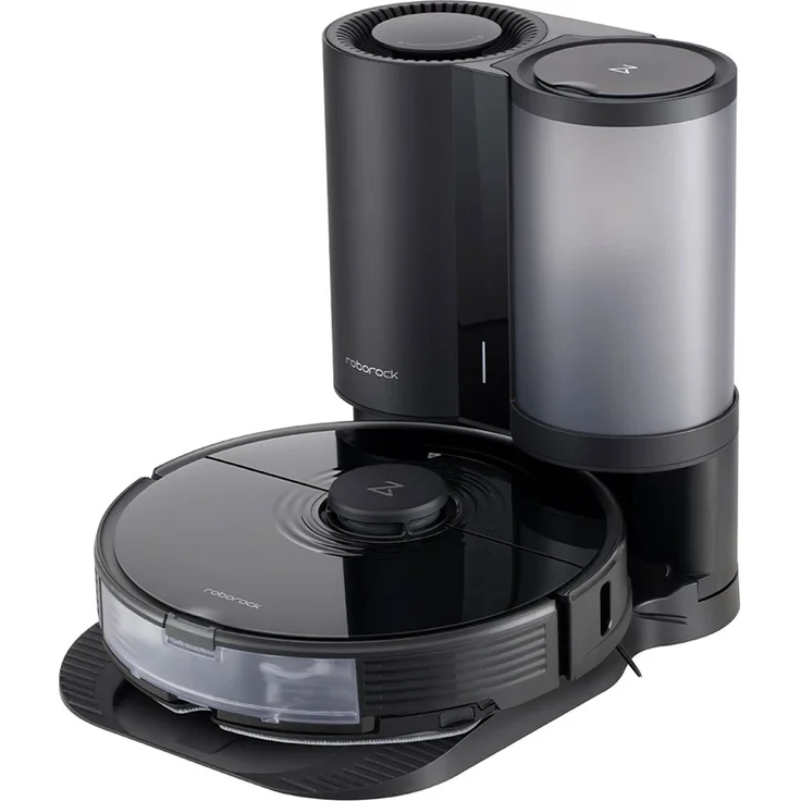 Roborock S7+ Vacuum Cleaner Saugroboter mit Wischfunktion, 2.500 Pa Saugleistung, Schall-Mopp-Technologie, Ultraschall-Teppicherkennung, App- und Sprachsteuerung, schwarz – Bild 1