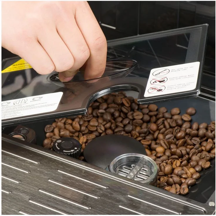 Acopino Modena ONE Touch Kaffeevollautomat in Edelstahl, schwarz – Bild 3