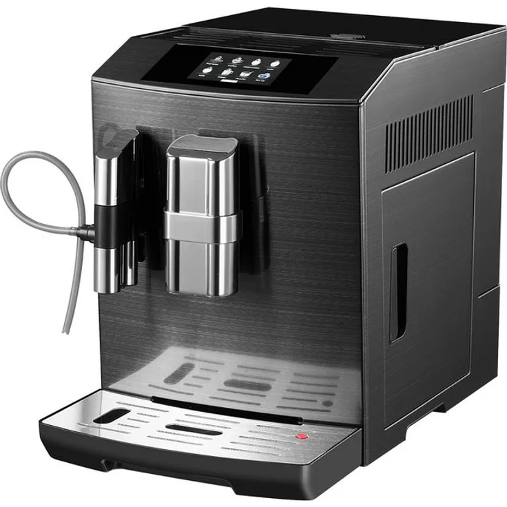 Acopino Modena ONE Touch Kaffeevollautomat in Edelstahl, schwarz – Bild 2