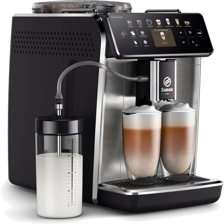 Saeco Kaffeevollautomat GranAroma SM6585-00, individuelle Personalisierung mit CoffeeMaestro, 16 Kaffeespezialitäten, schwarz – Bild 2