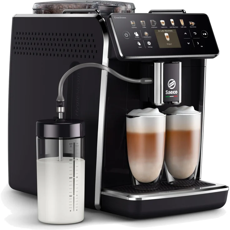 Saeco Kaffeevollautomat GranAroma SM6580-00, individuelle Personalisierung mit CoffeeMaestro, 14 Kaffeespezialitäten, schwarz – Bild 2