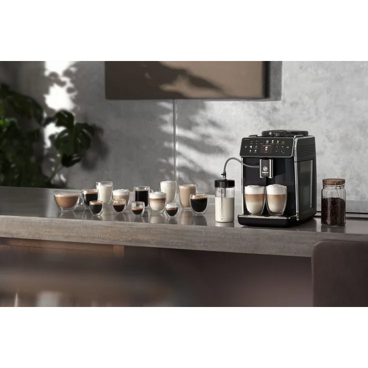 Saeco Kaffeevollautomat GranAroma SM6580-00, individuelle Personalisierung mit CoffeeMaestro, 14 Kaffeespezialitäten, schwarz – Bild 4
