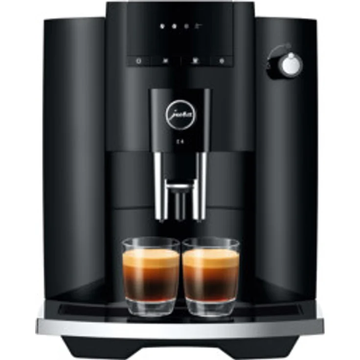 Jura 15435 E4 Piano Black (EA) Kaffeevollautomat, 1,9 l Wassertank, schwarz – Bild 1