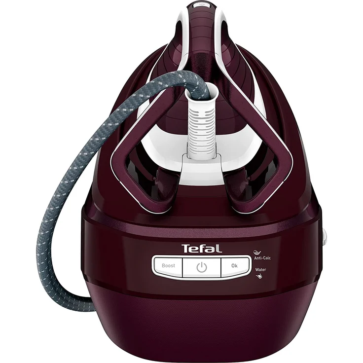 Tefal GV9810 Pro Express Vision Dampfbügelstation, 3000 W, 1,1 l Tank, 8,3 Bar, 180 g-min, Dampf, 680 g-min Dampfstoß, Anti-Kalk-System, Smart LED Vision, violett-weiß – Bild 3