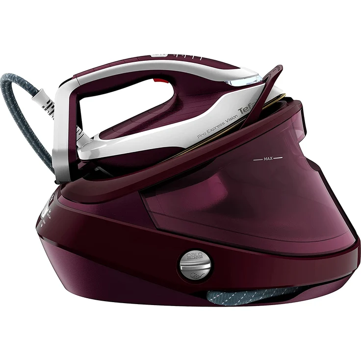Tefal GV9810 Pro Express Vision Dampfbügelstation, 3000 W, 1,1 l Tank, 8,3 Bar, 180 g-min, Dampf, 680 g-min Dampfstoß, Anti-Kalk-System, Smart LED Vision, violett-weiß – Bild 2