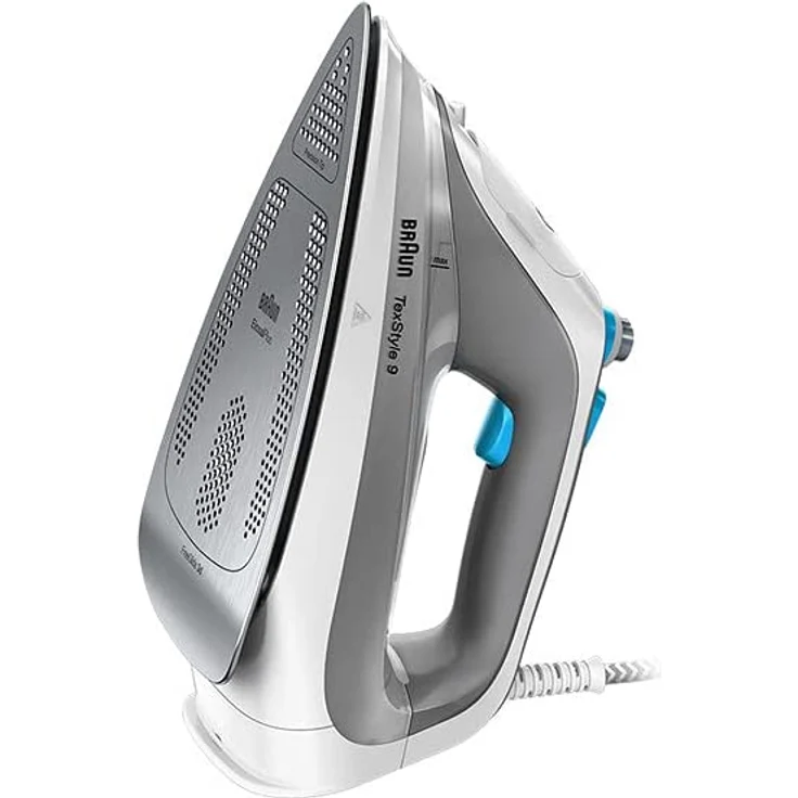 Braun SI 9270 WH TexStyle 9 Dampfbügeleisen, 3000 W, mit FreeGlide 3D Bügelsohle, grau – Bild 2