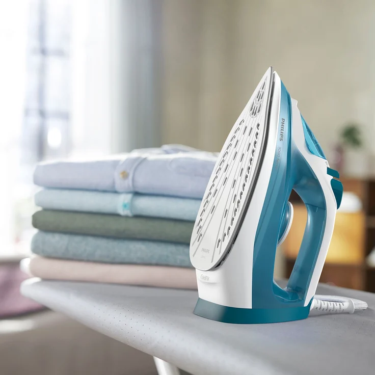 Philips DST3011/20 3000 Series Dampfbügeleisen, 2100 W, 30 g-min Dampf, Dampfstoß 140 g-min, blau – Bild 4