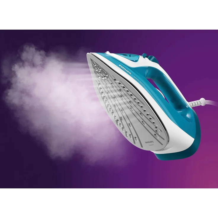 Philips DST3011/20 3000 Series Dampfbügeleisen, 2100 W, 30 g-min Dampf, Dampfstoß 140 g-min, blau – Bild 5