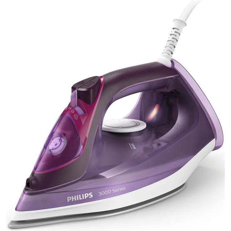 Philips DST3041/30 3000 Series Dampfbügeleisen, 2600 W, violett