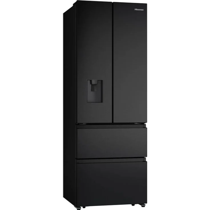 Hisense RF632N4WFE French-Door-Kühlschrank, freistehend, schwarz, NoFrost, Wasserspender, Wassertank, Schnellkühlen, Schnellgefrieren, Breite 70 cm – Bild 4