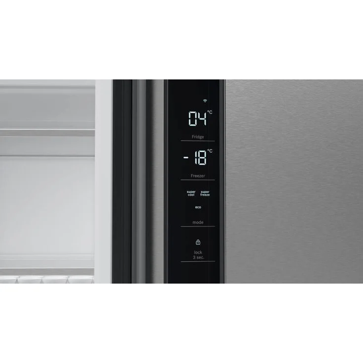 Bosch KFN96APEA Side-by-Side-Kühlschrank, freistehend, edelstahl, NoFrost, 0-Grad-Zone, Schnellkühlen und -gefrieren, LED, Breite 91 cm – Bild 3
