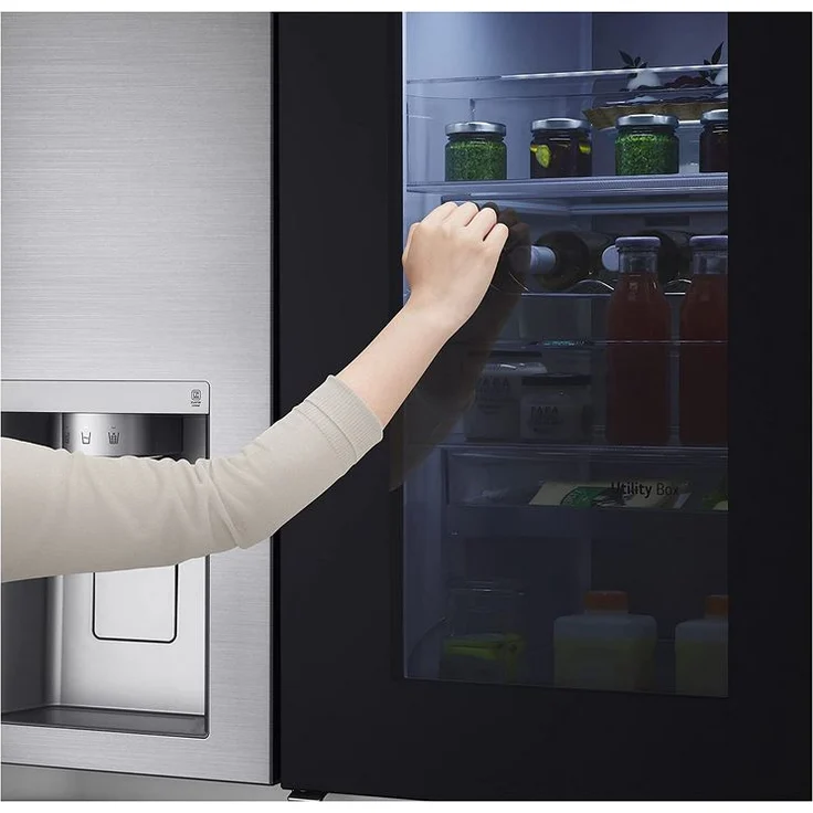 LG GSXV91PZAE Side-by-Side-Kühlschrank, freistehend, silber, NoFrost, Wasserspender, Wassertank, LED, Breite 91.3 cm, Energieklasse E - Preisvergleich – Bild 7