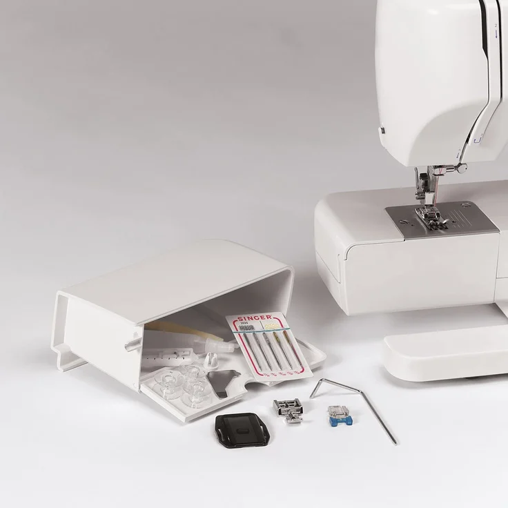 Singer Tradition 2250 Nähmaschine, 85 W, 10 integrierte Stiche, für Anfänger geeignet, weiß – Bild 11