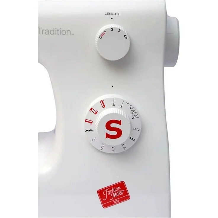 Singer Tradition 2250 Nähmaschine, 85 W, 10 integrierte Stiche, für Anfänger geeignet, weiß – Bild 3