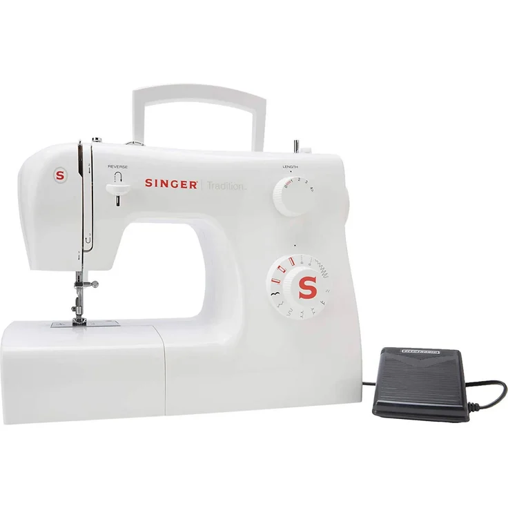 Singer Tradition 2250 Nähmaschine, 85 W, 10 integrierte Stiche, für Anfänger geeignet, weiß – Bild 14