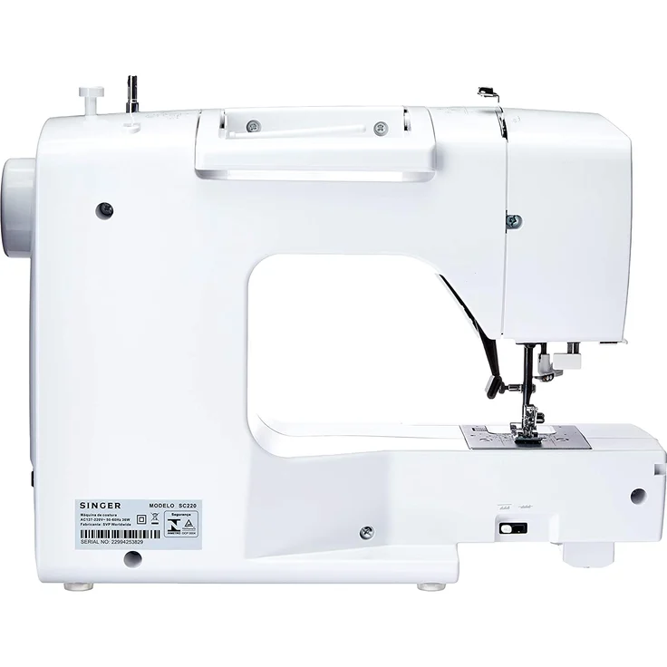 Singer SC220 Freiarm-Nähmaschine LED-Licht Weiß Freiarm-Nähmaschine, rot – Bild 4