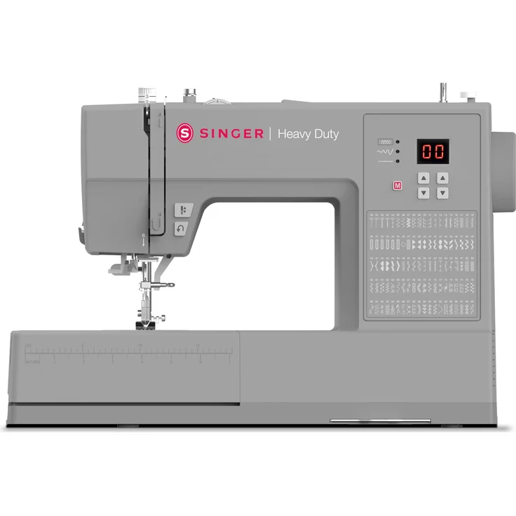 Singer Heavy Duty 6605C Computer-Nähmaschine grau Computer-Nähmaschine, grau – Bild 1