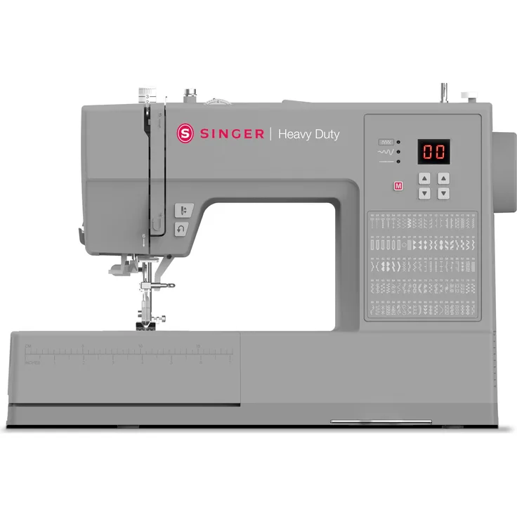 Singer Heavy Duty 6605C Computer-Nähmaschine grau Computer-Nähmaschine, grau