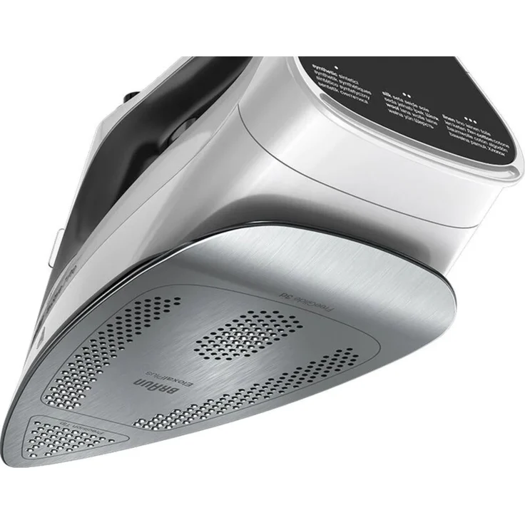 Braun SI 7149 WB TexStyle 7 Pro Dampfbügeleisen, 2900 W, 300 ml, Dauerdampf 50 g-min, Extra-Dampf 220 g-min, weiß-grau – Bild 3