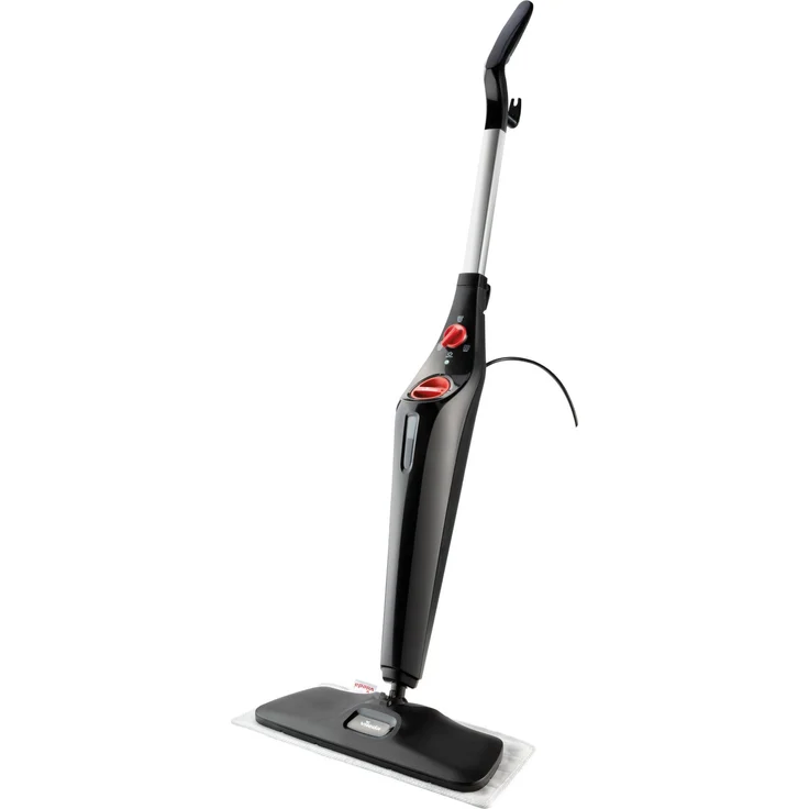 Vileda Steam Plus XXL Dampfreiniger, 1.550 Watt, hygienische Reinigung, extra große Bodenplatte, schwarz – Bild 1