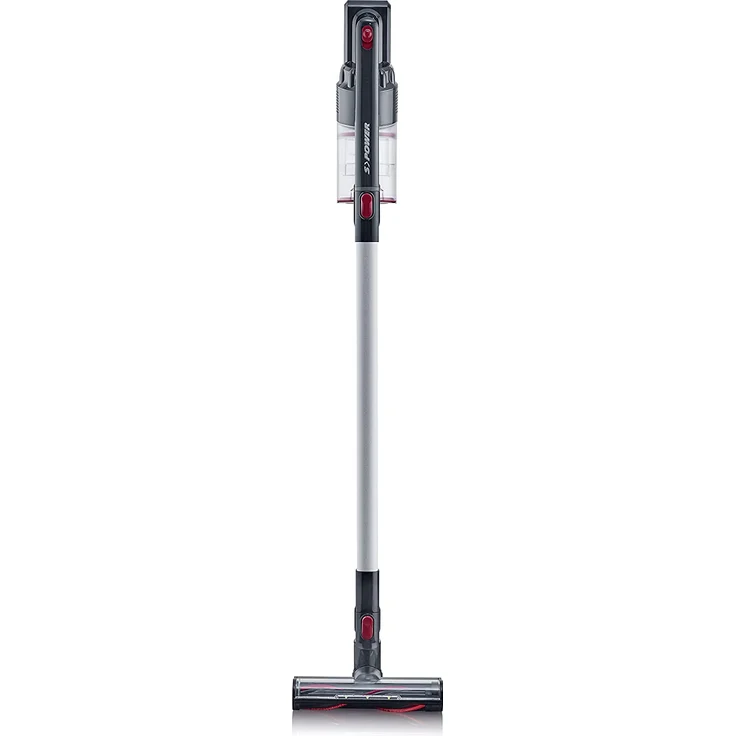 Severin HV 7153 Handstaubsauger, 40 min Akkubetrieb, HEPA-Filter, schwarz-rot – Bild 3
