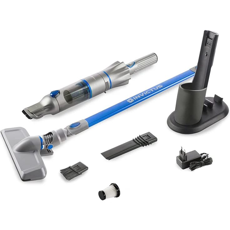 Genius Invictus One 2.0 Handstaubsauger, Set 12-tlg., blau – Bild 1