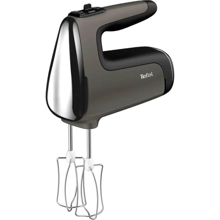 Tefal HT650E Power Mix Silence Handmixer, 600W, Soft-Touch-Griff, Turbo-Stufe, Kunststoff, grau – Bild 3