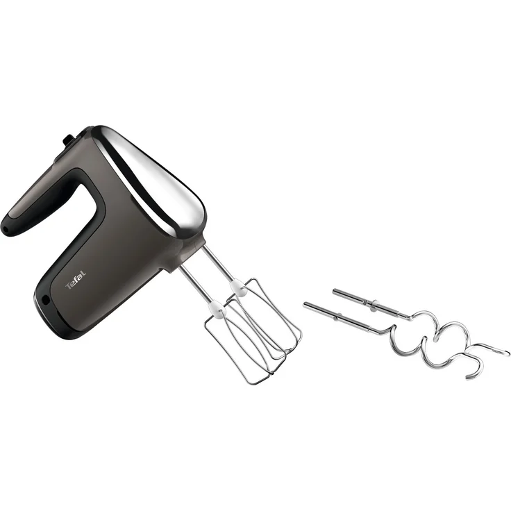 Tefal HT650E Power Mix Silence Handmixer, 600W, Soft-Touch-Griff, Turbo-Stufe, Kunststoff, grau – Bild 2
