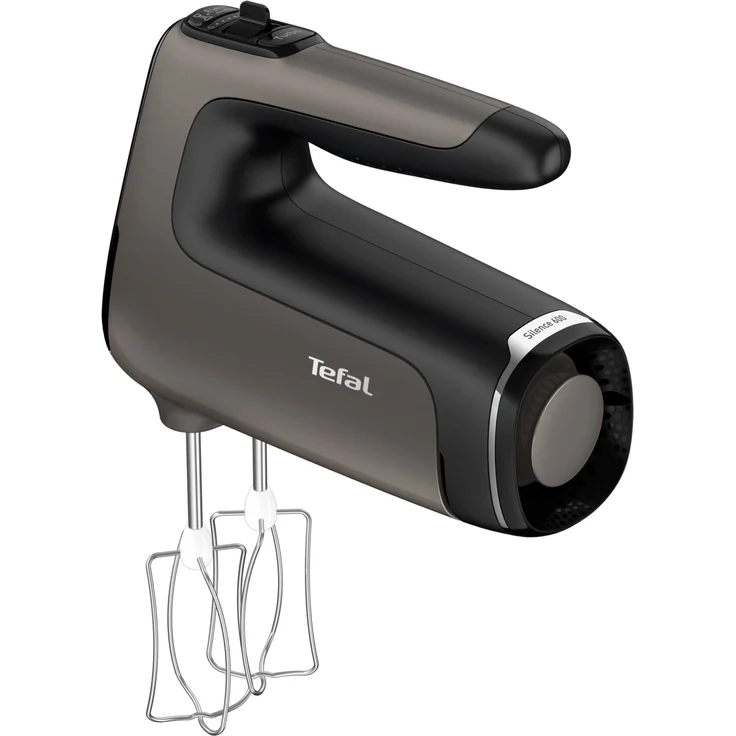 Tefal HT650E Power Mix Silence Handmixer, 600W, Soft-Touch-Griff, Turbo-Stufe, Kunststoff, grau – Bild 6