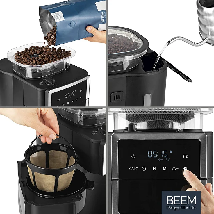 BEEM Fresh-Aroma Perfect III Filterkaffeemaschine mit Mahlwerk - Duo - Preisvergleich – Bild 4