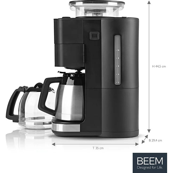 BEEM Fresh-Aroma Perfect III Filterkaffeemaschine mit Mahlwerk - Duo - Preisvergleich – Bild 5
