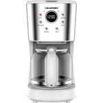 Blaupunkt CMD802WH Filterkaffeemaschine Weiß, Silber Fassungsvermögen Tassen=14 Glaskanne, Display, Warmhaltefunktion, Timerfunktion