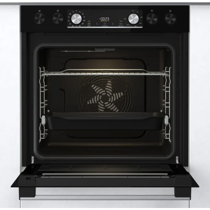 Gorenje Black Set 4, Einbauherd BCX6737E05BG + Glaskeramikfeld ECD634X, Energieeffizienzklasse A, Garraum 77 l, Breite 59,5 cm, schwarz – Bild 5