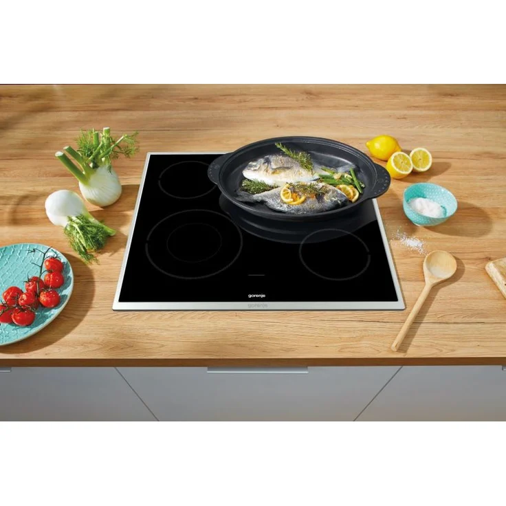 Gorenje Black Set 4, Einbauherd BCX6737E05BG + Glaskeramikfeld ECD634X, Energieeffizienzklasse A, Garraum 77 l, Breite 59,5 cm, schwarz – Bild 10