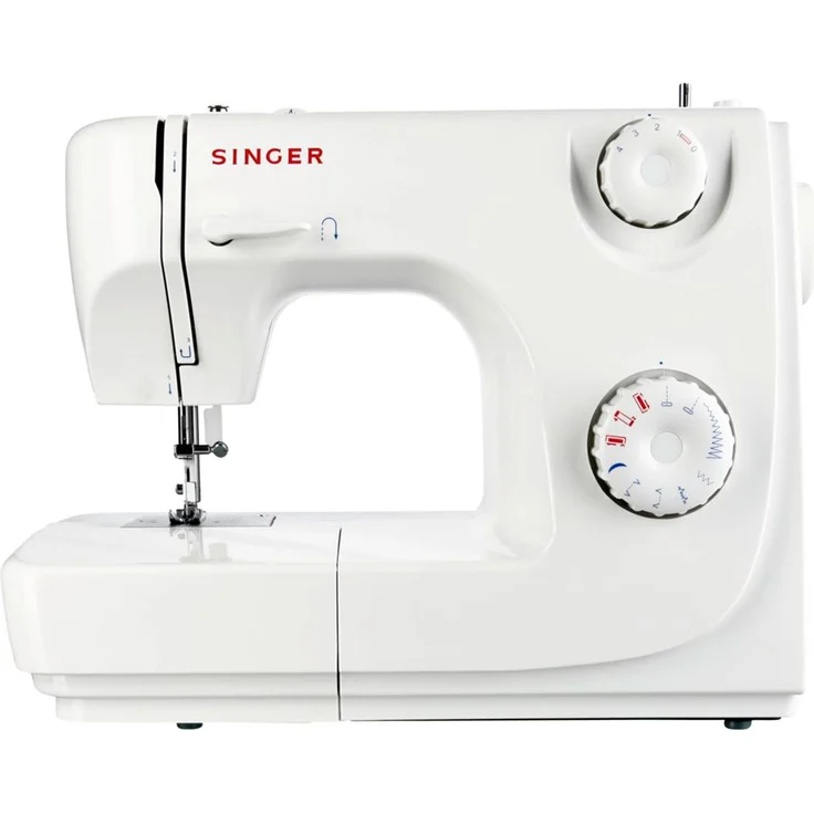 Singer Mercury 8280 Freiarm-Nähmaschine, 7 Nähprogramme, variable Stichbreite, Knopfloch in 4 Schritten, weiß – Bild 1