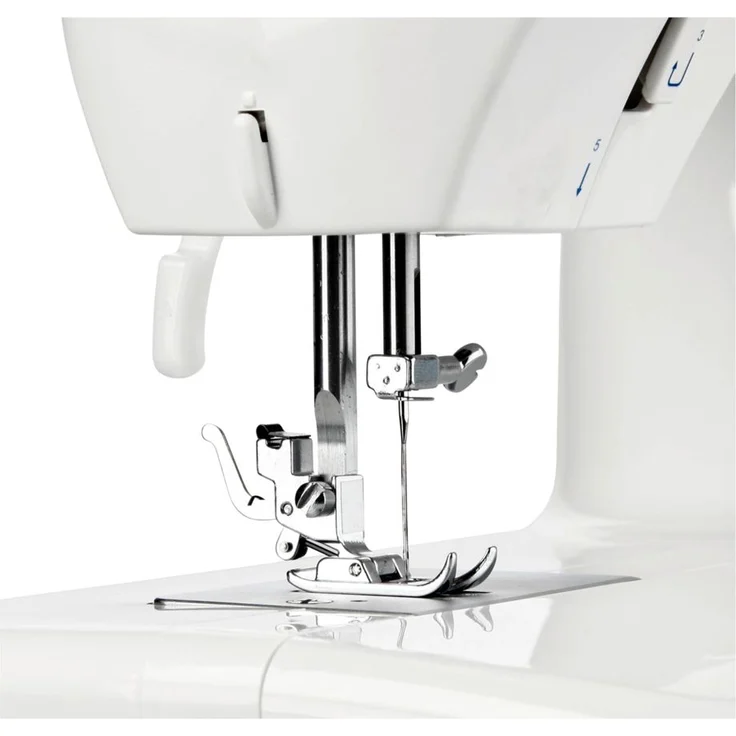 Singer Mercury 8280 Freiarm-Nähmaschine, 7 Nähprogramme, variable Stichbreite, Knopfloch in 4 Schritten, weiß – Bild 3