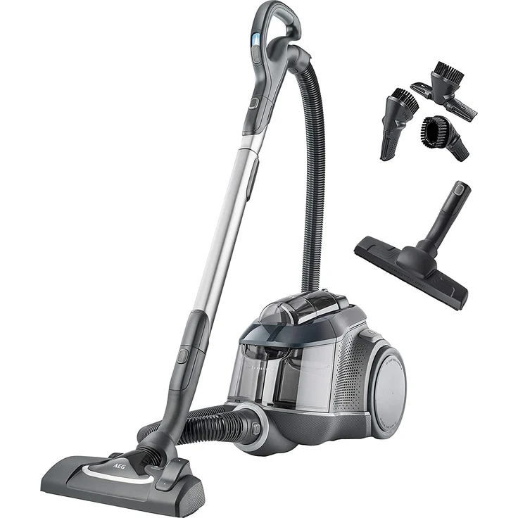 AEG LX9-3-ÖKO Bodenstaubsauger, beutellos, 650 Watt, HEPA-13, schwarz – Bild 2