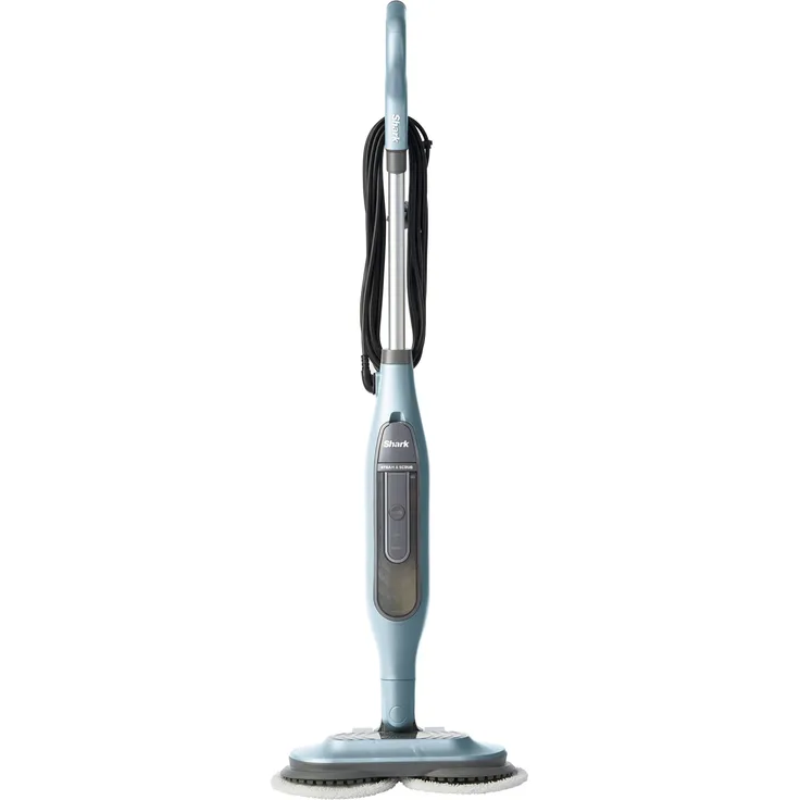 Shark S6002EU Dampfreiniger, 1120 Watt, 2 rotierende Power-Reinigungspads, hellblau