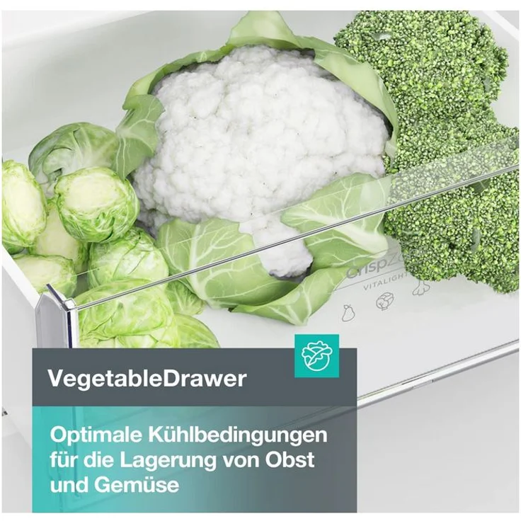 Gorenje NRK 418 ECW4 Kühl-Gefrierkombination, freistehend, weiß, NoFrost, Multi-Airflow, Breite 55 cm, Energieklasse E – Bild 7