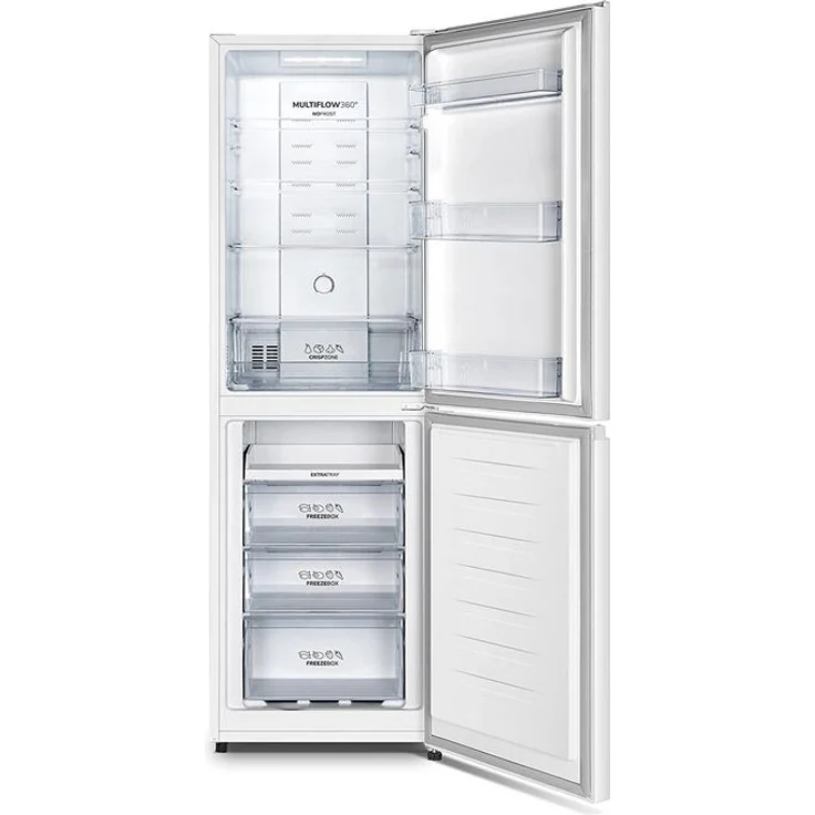Gorenje NRK 418 ECW4 Kühl-Gefrierkombination, freistehend, weiß, NoFrost, Multi-Airflow, Breite 55 cm, Energieklasse E – Bild 3