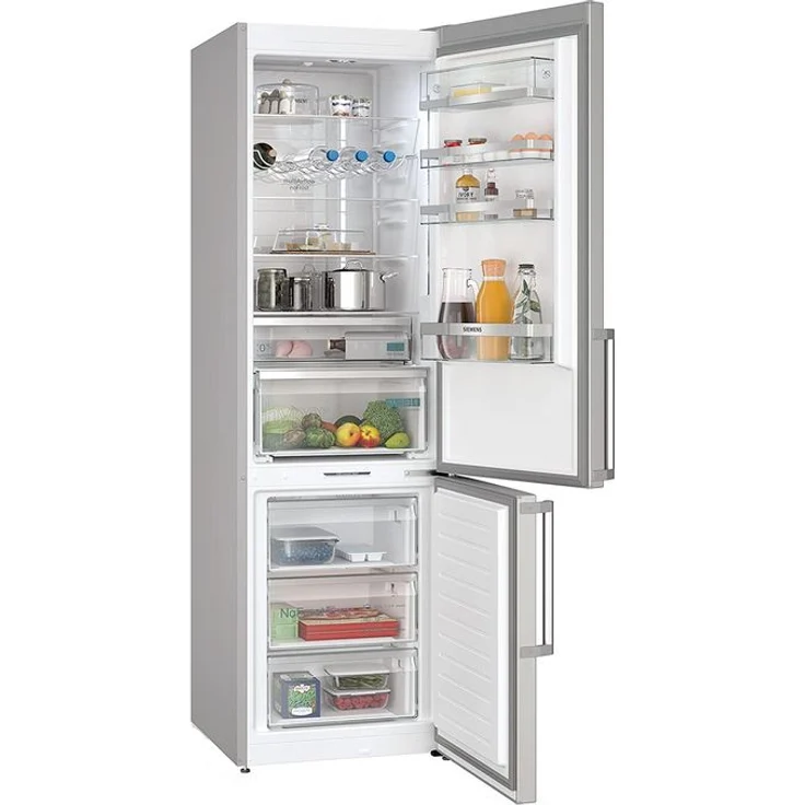 Siemens iQ500 KG39NAIBT Kühl-Gefrierkombination, freistehend, silber, NoFrost, 0-Grad-Zone, Schnellkühlen, Breite 60 cm, Energieklasse B – Bild 2