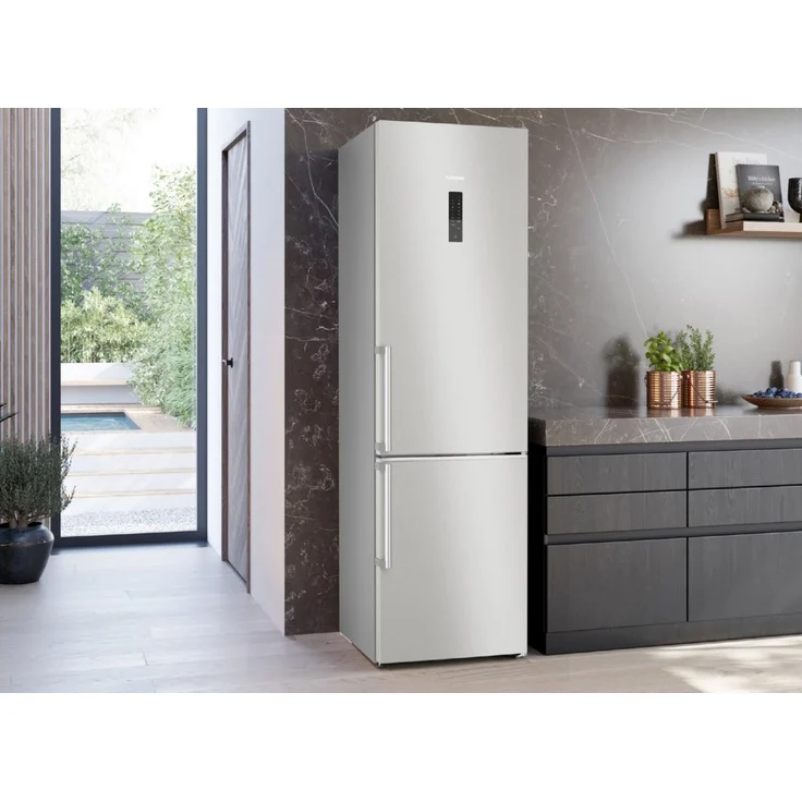 Siemens iQ500 KG39NAIBT Kühl-Gefrierkombination, freistehend, silber, NoFrost, 0-Grad-Zone, Schnellkühlen, Breite 60 cm, Energieklasse B – Bild 6